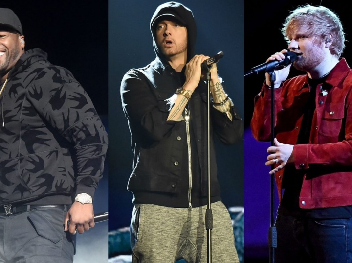 Infierno, Limbo y Paraíso- 50 Cent, Eminem y Ed Sheeran graban una canción juntos / Foto: Getty
