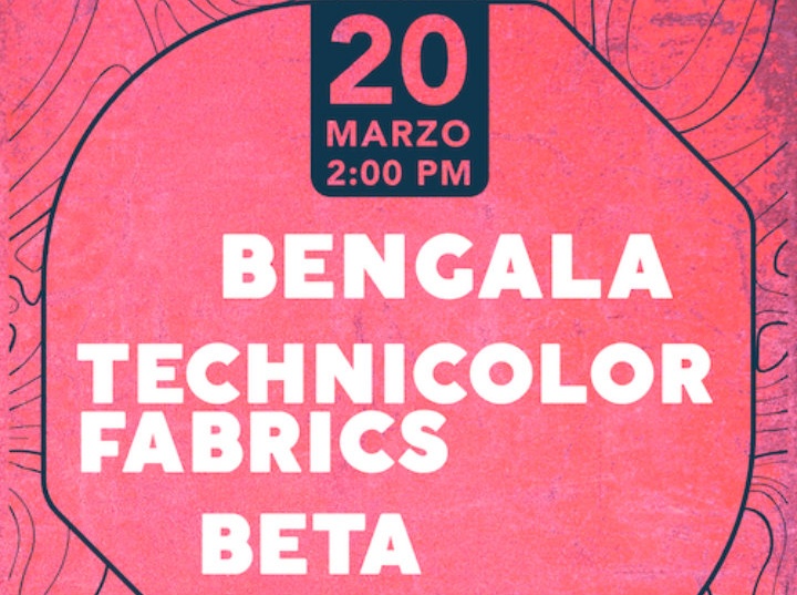 Bengala, Technicolor Fabrics y BETA en la Explanada del Metro Insurgentes. Imagen: Cortesía PennyMGMT