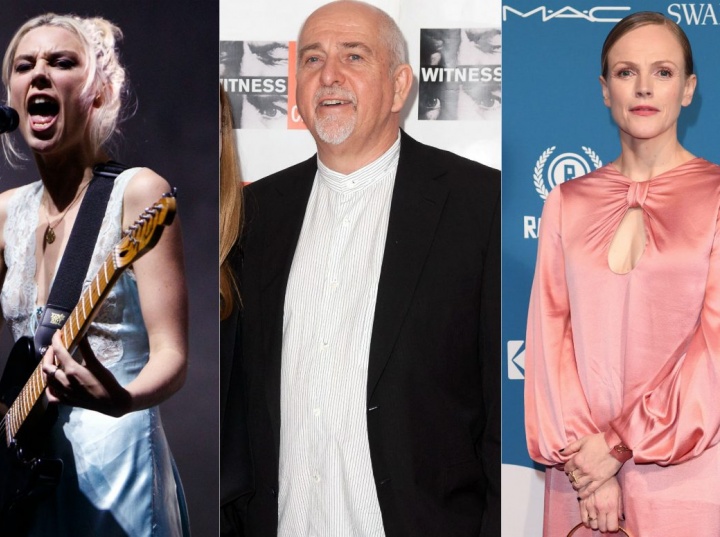 Peter Gabriel y varios artistas más se pronuncian contra  Eurovision/Foto: Ellie Roswell de Wolf Alice, Peter Gabriel y Maxine Peake/Getty Images