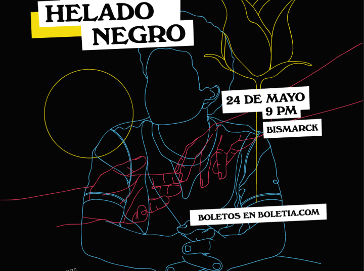 Helado Negro, 24 de mayo en Guadalajara (foto cortesía: @bismarckgdl)