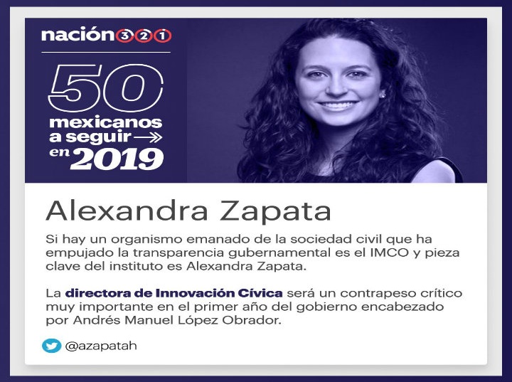 Empoderar a los mexicanos para participar: Alexandra Zapata
