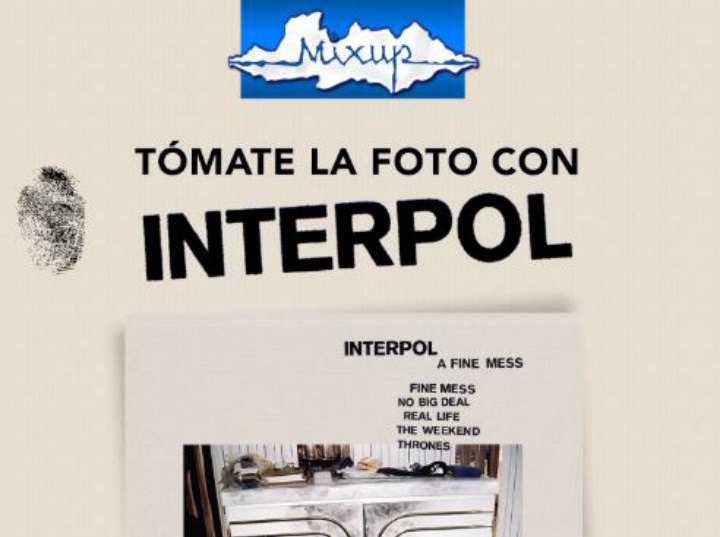 Tómate hoy la foto con Interpol
