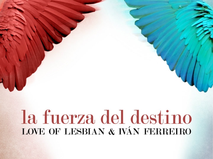 Love of Lesbian e Iván Ferreiro versionan La fuerza del destino. Imagen: Warner España